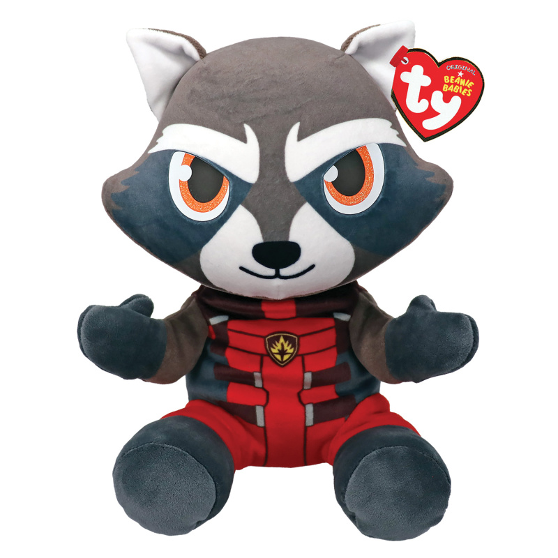 TY BEANIE BELLIES ΛΟΥΤΡΙΝΟ: MARVEL ROCKET 15ΕΚ.
