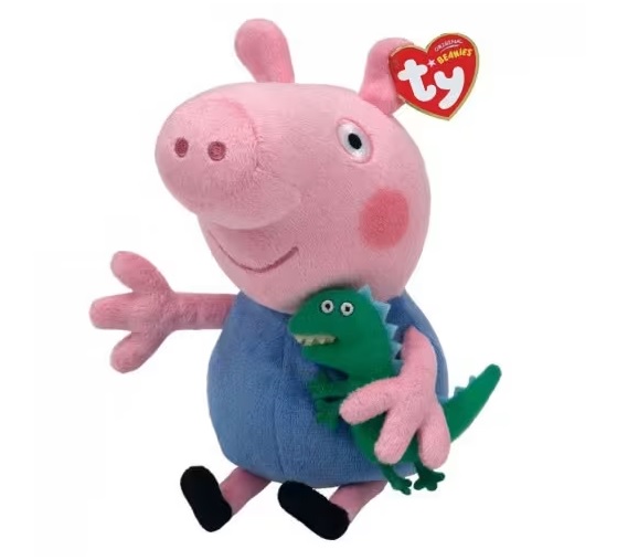 TY BEANIE BELLIES ΛΟΥΤΡΙΝΟ: PEPPA GEORGE 15ΕΚ