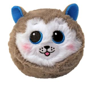 TY ΧΝΟΥΔΩΤΟ ΜΠΑΛΑΚΙ BEANIE BOUNCERS: SLUSH ΧΑΣΚΙ ΓΚΡΙ