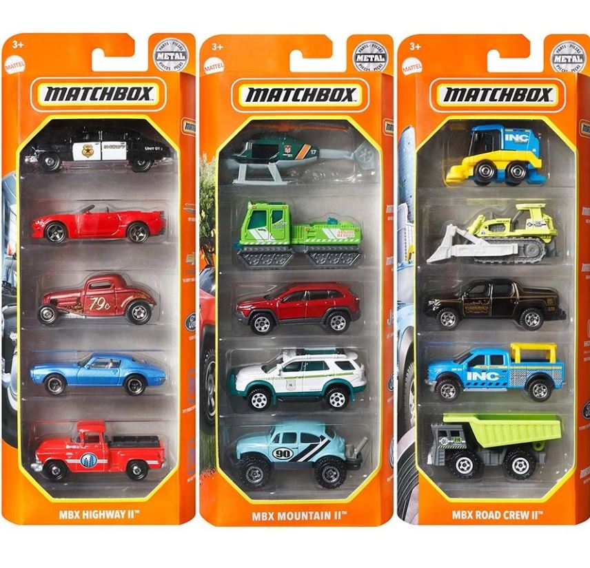 MATCHBOX - ΑΥΤΟΚΙΝΗΤΑΚΙΑ ΣΕΤ ΤΩΝ 5 ΣΕ 3 ΣΧΕΔΙΑ C1817
