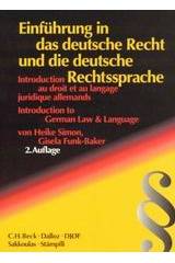 Einführung in das deutsche Recht und die deutsche Rechtssprache