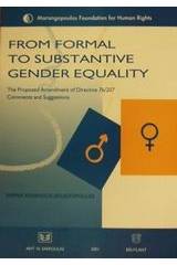 From Formal to Substantive Gender Equality