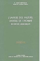 L' univers des valeurs, univers de l' homme