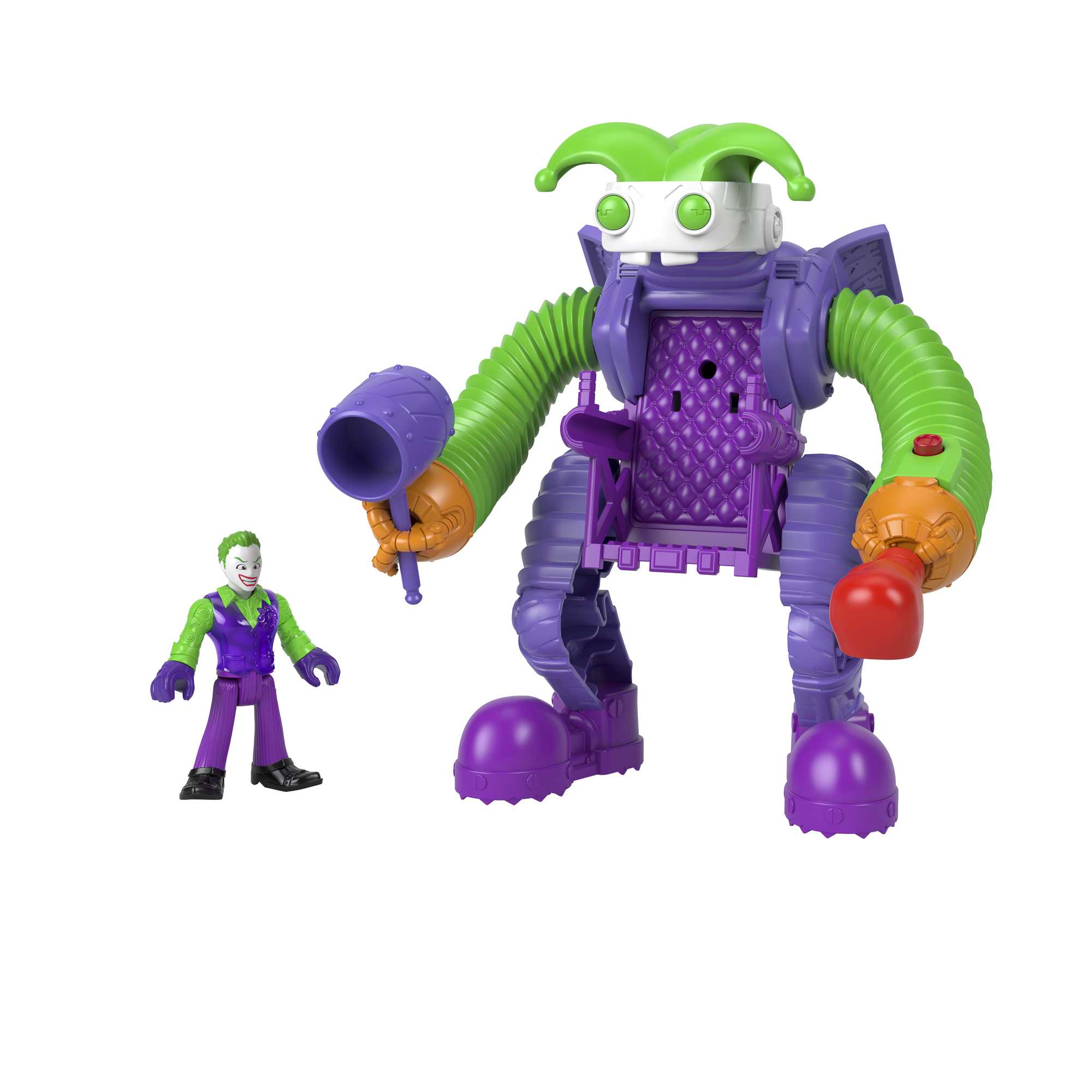 FISHER-PRICE - IMAGINEXT - BATMAN ΟΧΗΜΑΤΑ/ROBOT (THE JOKER BATTLING ROBOT) - HGX80