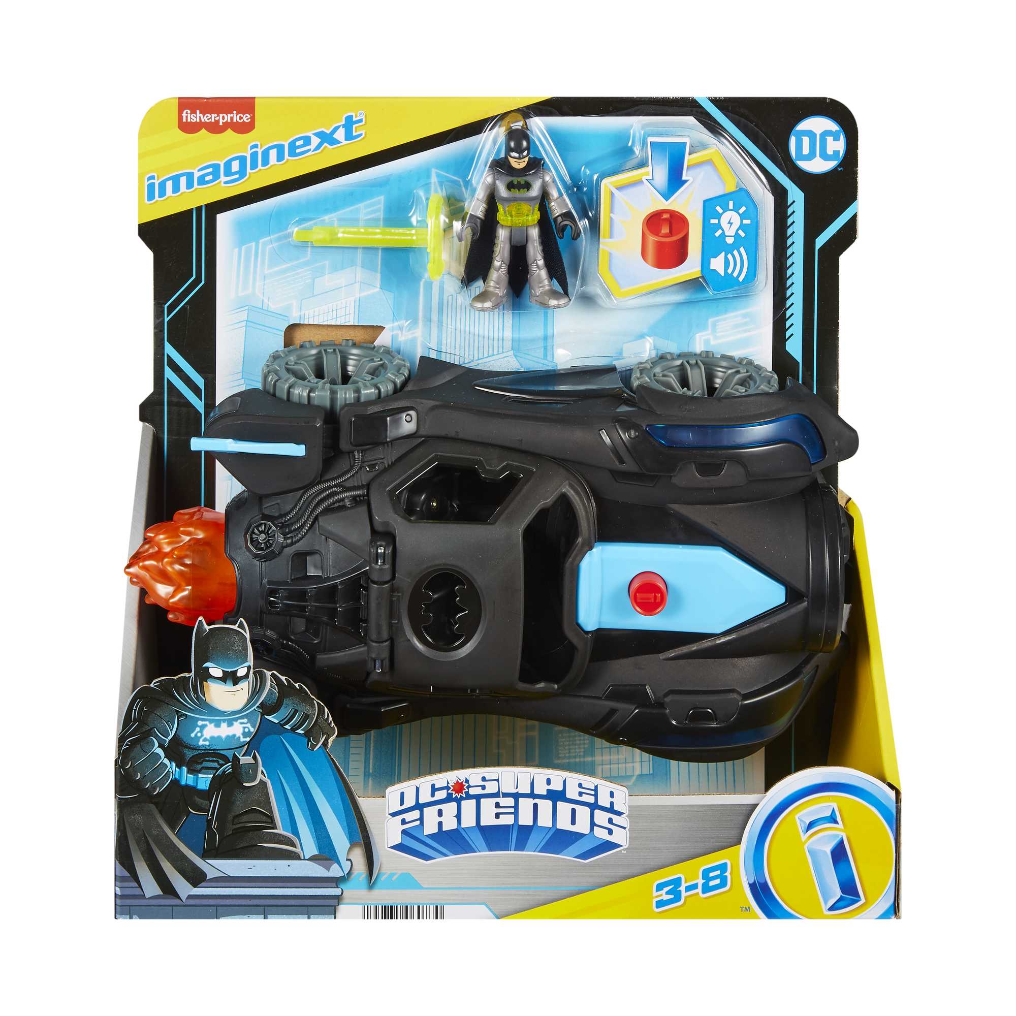 IMAGINEXT - BATMOBILE ΜΕ ΦΩΤΑ ΚΑΙ ΗΧΟΥΣ - HGX96