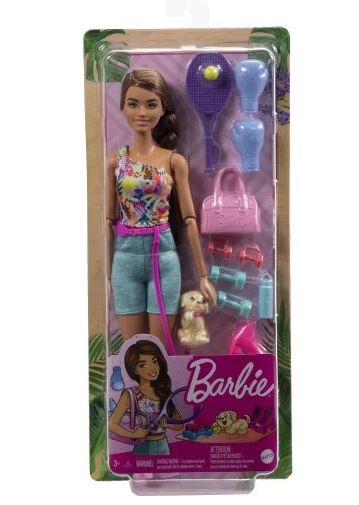 BARBIE ΗΜΕΡΑ ΟΜΟΡΦΙΑΣ WORKOUT DOLL - HKT91