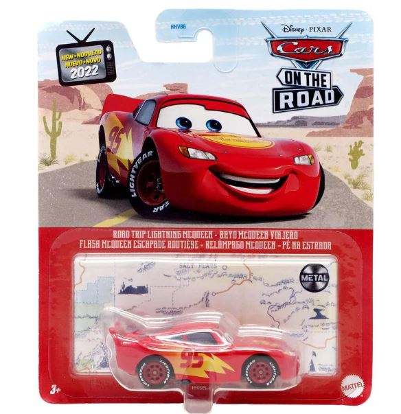 DISNEY PIXAR CARS - ROAD TRIP LIGHTNING MCQUEEN - HKY34