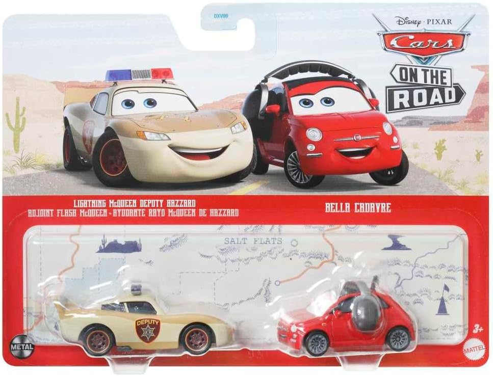 DISNEY PIXAR CARS - ΣΕΤ ΤΩΝ 2: DEPUTY MCQUEEN &amp; DIRECTOR - HLH70
