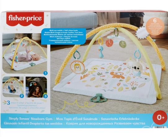 FISHER-PRICE SIMPLY SENSES ΓΥΜΝΑΣΤΗΡΙΟ - ΟΙ ΠΡΩΤΕΣ ΤΟΥ ΑΙΣΘΗΣΕΙΣ - HRB15