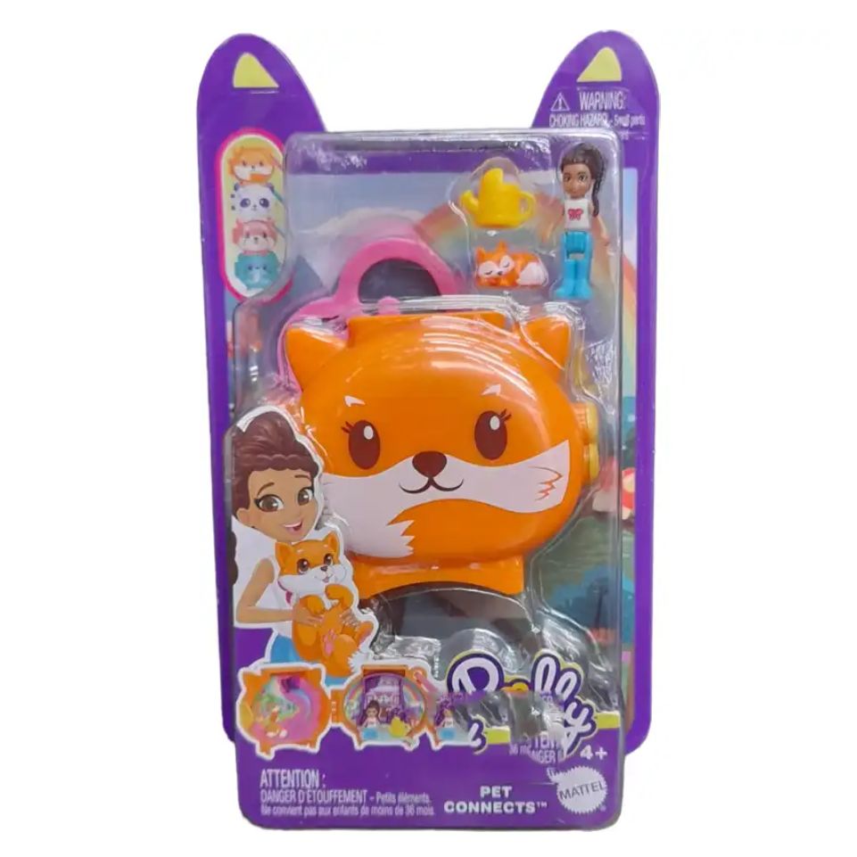 POLLY POCKET - MINI - ΣΕΤΑΚΙΑ ΜΕ ΖΩΑΚΙΑ: ΑΛΕΠΟΥ - HRD39