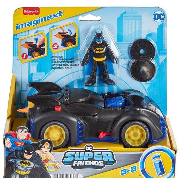 FISHER-PRICE - IMAGINEXT - BATMAN ΟΧΗΜΑΤΑ/ROBOT (DC SUPER FRIENDS) - HRP08
