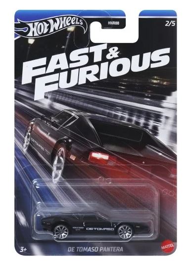 HOT WHEELS FAST   FURIOUS 1972 DE TOMASO PANTERA - HRW52