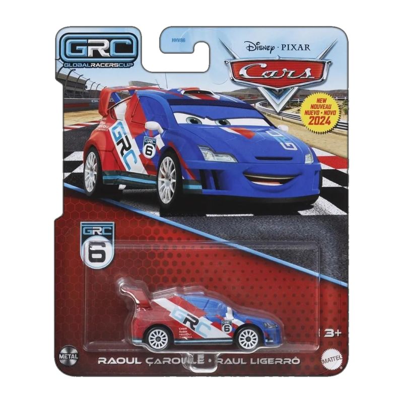 DISNEY PIXAR CARS - WORLD GRAND PRIX RAOUL CAROULE- HTY12