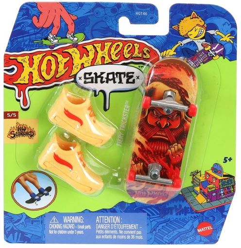 HOT WHEELS SKATE   ΠΑΠΟΥΤΣΙΑ FIERY TRICKSTER - HVJ89