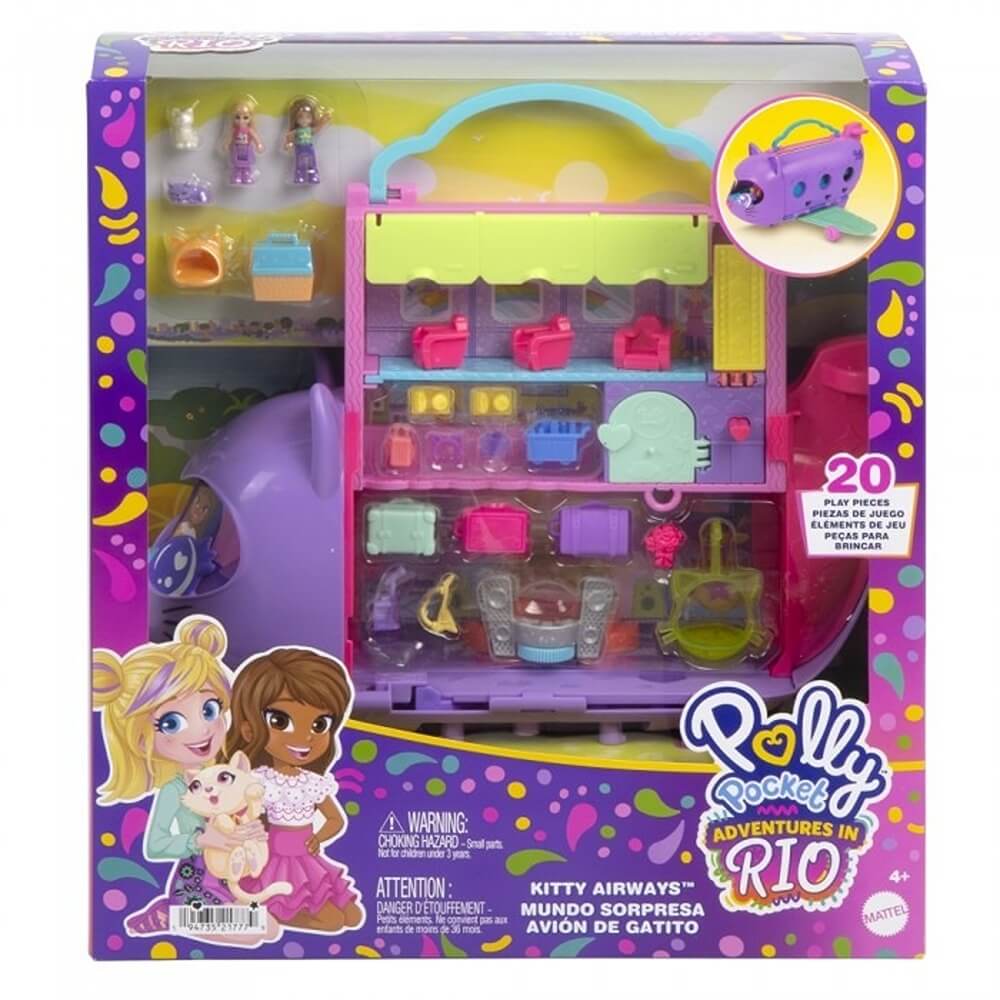 POLLY POCKET MINI - ΑΕΡΟΠΛΑΝΟ ΓΑΤΑΚΙ - HWP19