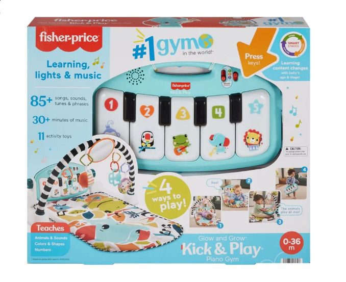 FISHER-PRICE - ΕΚΠΑΙΔΕΥΤΙΚΟ ΓΥΜΝΑΣΤΗΡΙΟ MOΥΣΙΚΟ ΠΙΑΝΑΚΙ - HWY55