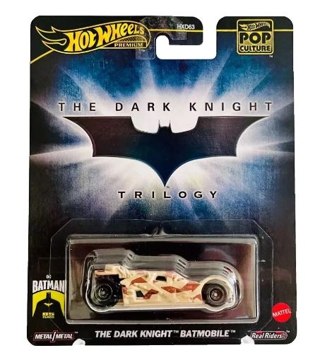 HOT WHEELS PREMIUM - POP CULTURE: THE DARK KNIGHT BATMOBILE - HXD97