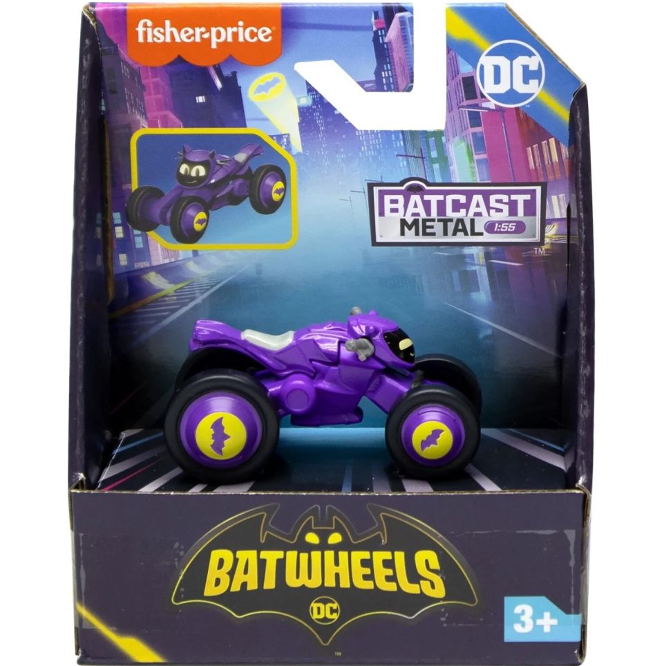 FISHER-PRICE - BATWHEELS - BIBI THE BATGIRL CYCLE 4-WHEELER ΌΧΗΜΑ - HXK50