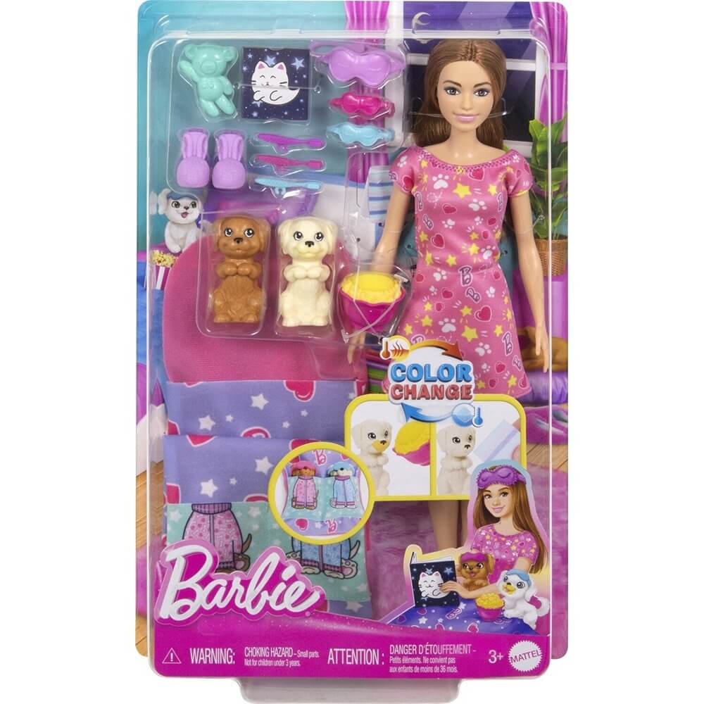 ?BARBIE SLEEPOVER ΜΕ ΚΟΥΤΑΒΑΚΙΑ - HXN01