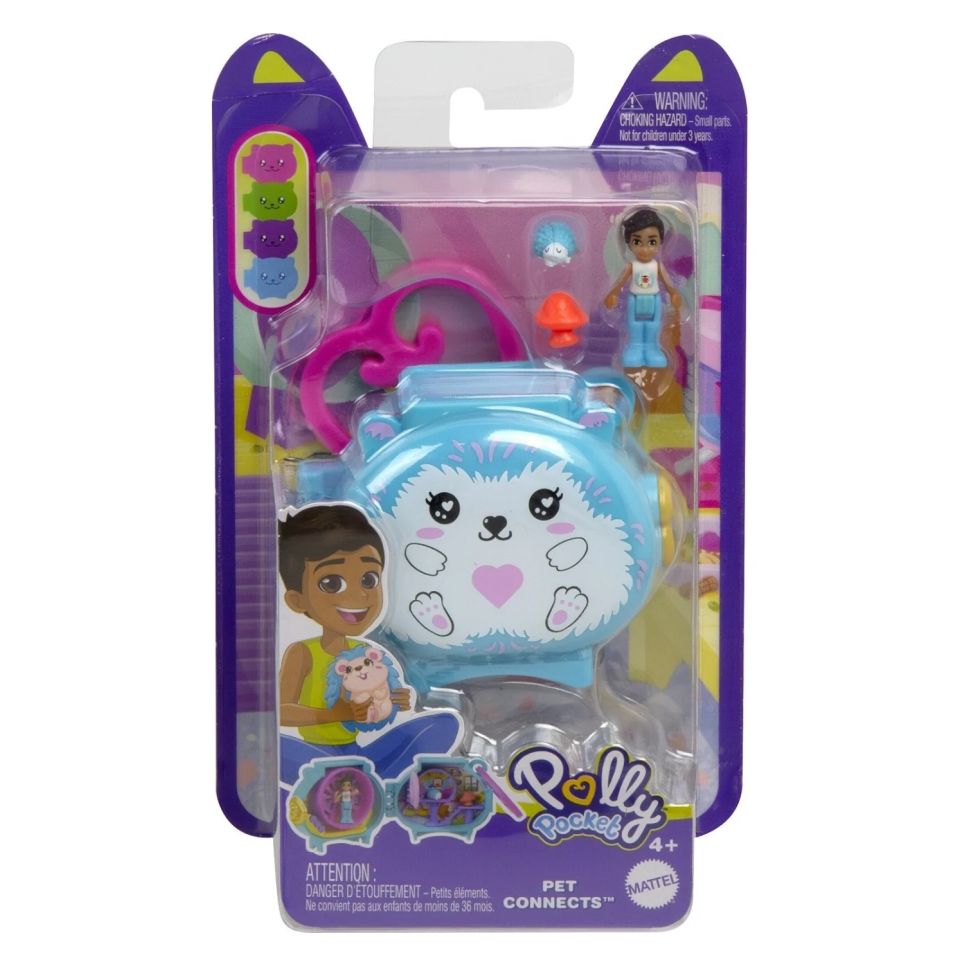 POLLY POCKET - MINI - ΣΕΤΑΚΙΑ ΜΕ ΖΩΑΚΙΑ: ΣΚΑΝΤΖΟΧΟΙΡΟΣ - HXX23
