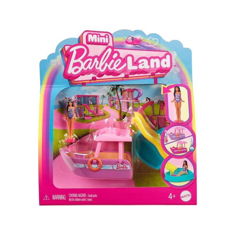 BARBIE BARBIELAND ΚΟΥΚΛΑ ΚΑΙ ΌΧΗΜΑ - DREAMBOAT- HYF41