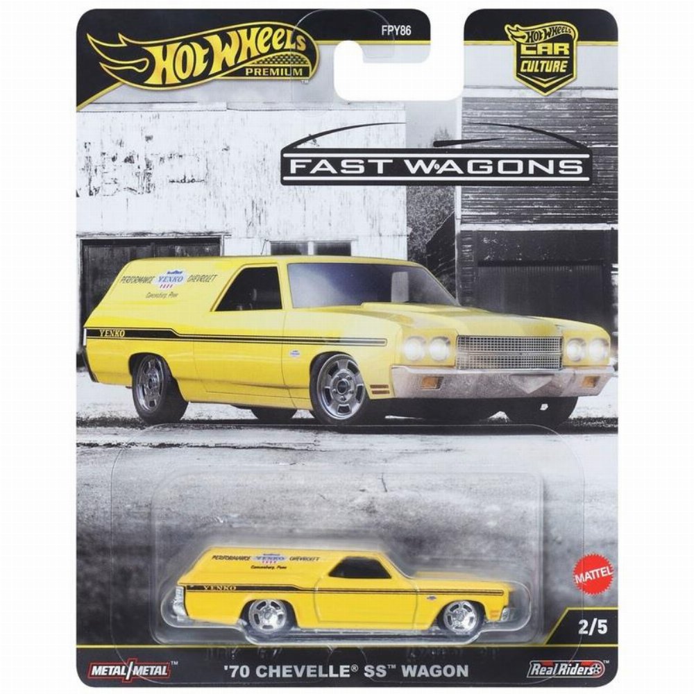HOT WHEELS PREMIUM - 70 CHEVELLE SS WAGON - JBK67