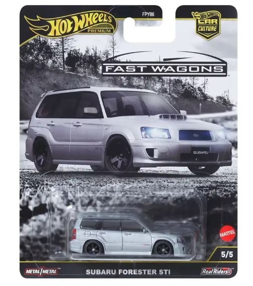 HOT WHEELS PREMIUM - SUBARU FORESTER STI - JBK87