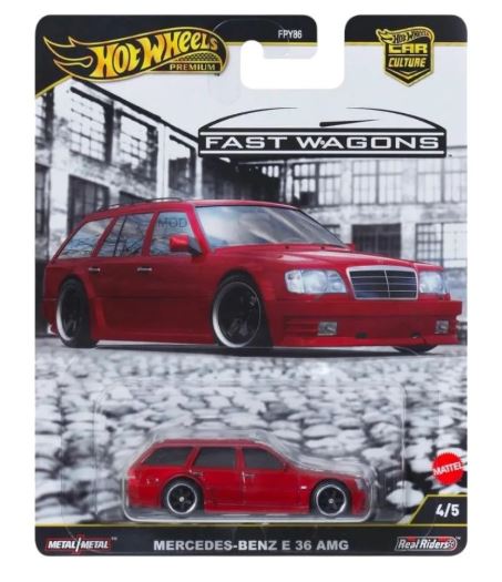 HOT WHEELS PREMIUM - MERCEDES-BENZ AMG E-36 ESTATE - JBK69
