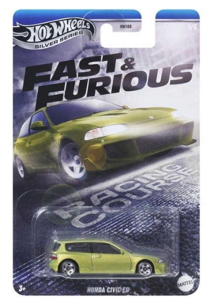 HOT WHEELS FAST   FURIOUS HONDA CIVIC EG - JBY39