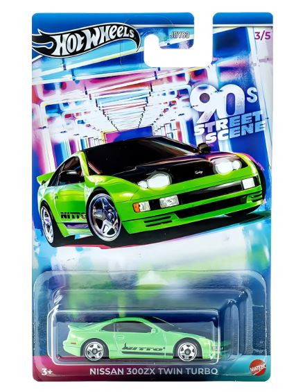 HOT WHEELS THEMED AUTO 90S STREET SCENE SERIES - NISSAN 300ZX TWIN TURBO ΌΧΗΜΑ ΠΑΙΧΝΙΔΙ JDY83 - JCB