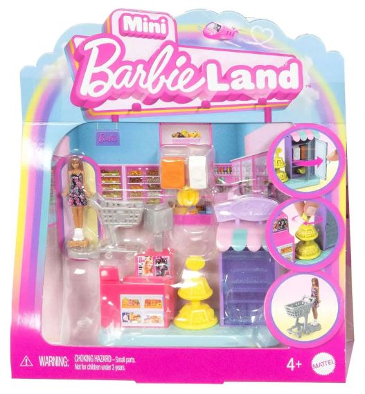 BARBIE MINI LAND - MINI BARBIELAND SUPERMARKET - JCR33