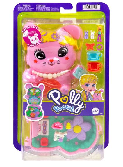 POLLY POCKET - TEA PARTY BUNNY COMPACT ΣΕΤ ΠΑΙΧΝΙΔΙΩΝ JFG56 - JCR40