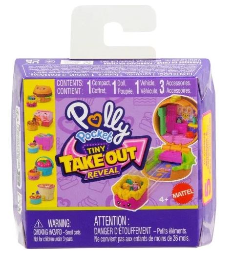 POLLY POCKET - POLLY MINI TINY TAKEOUT REVEAL ΜΙΚΡΕΣ ΕΚΠΛΗΞΕΙΣ ΦΑΓΗΤΟΥ - JCR45