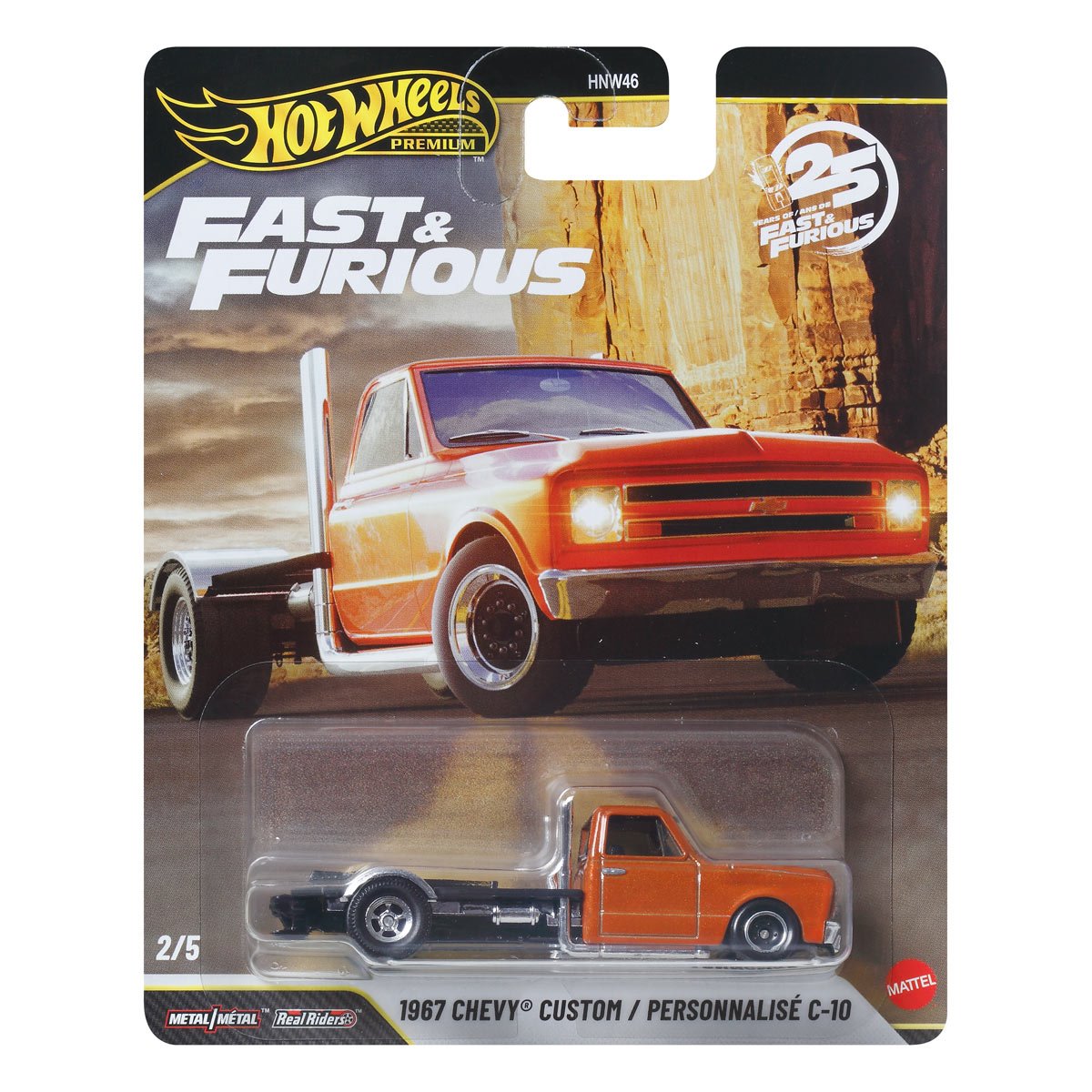 HOT WHEELS PREMIUM - FAST &amp; FURIOUS: 1967 CHEVY - JHW61