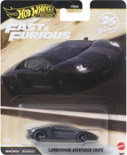 HOT WHEELS PREMIUM - FAST &amp; FURIOUS: LAMBORGHINI AVENTADOR COUPE - JHW77