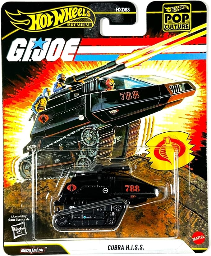 HOT WHEELS PREMIUM - POP CULTURE: COBRA H.I.S.S. - JHW83