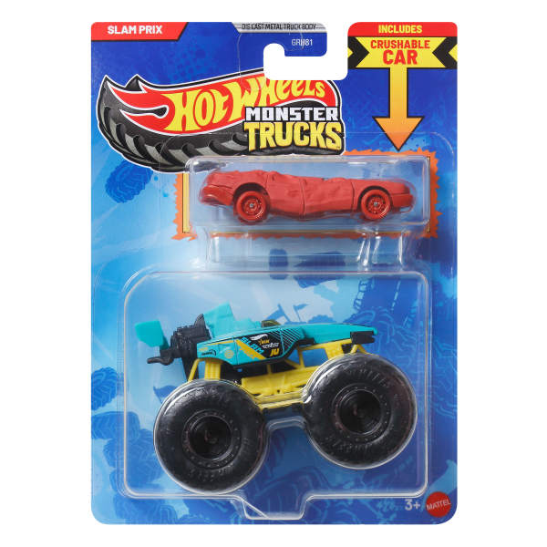 HOT WHEELS MONSTER TRUCKS - ΟΧΗΜΑ MONSTER TRUCKS ΜΕ ΑΥΤ/ΚΙ-JJT57