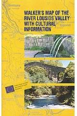 Walker's Map of the River Lousios Valley with Cultural Information