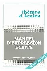 Manuel d'expression ecrite