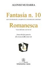 Fantasia n. 10: Que contrahaze la harpa en la manera de Ludovico. Romanesca: O quardame las Vacas