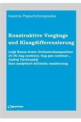 Konstruktive Vorgange und Klangdifferenzierung