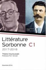 Litterature Sorbonne C1 2017-2018