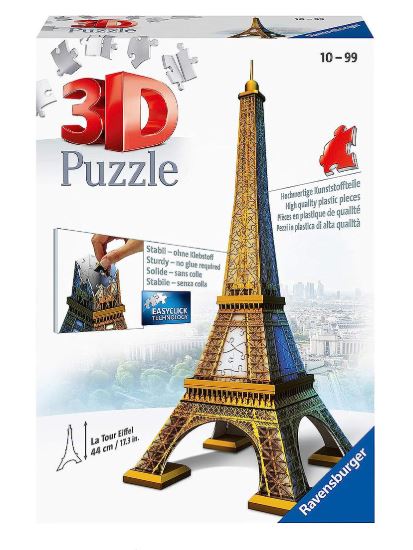 3D PUZZLE ΔΙΑΣΗΜΑ ΚΤΙΡΙΑ: O ΠΥΡΓΟΣ ΤΟΥ ΑΙΦΕΛ (216 TEM) - 12556
