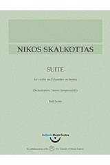 Νίκος Σκαλκώτας, Σουίτα για βιολί και μικρή ορχήστρα: Παρτιτούρα ορχήστρας
