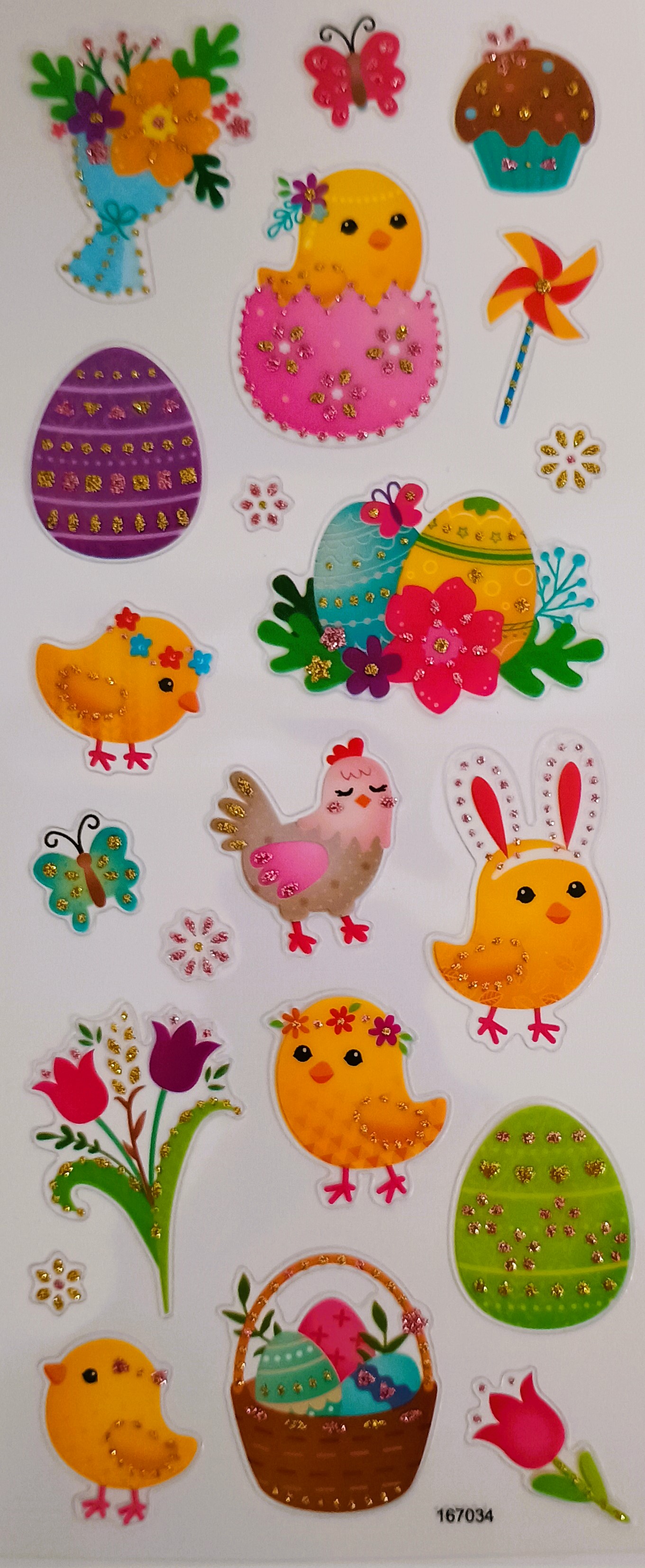 EASTER LUXURY STICKERS ΣΕΤ 10 ΤΕΜΑΧΙΩΝ