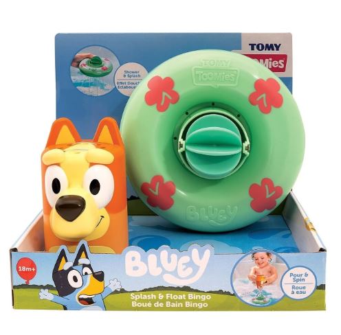 TOMY TOOMIES ΠΑΙΧΝΙΔΙ ΜΠΑΝΙΟΥ BLUEY: ΣΩΣΙΒΙΟ   ΦΙΓΟΥΡΑ BINGO