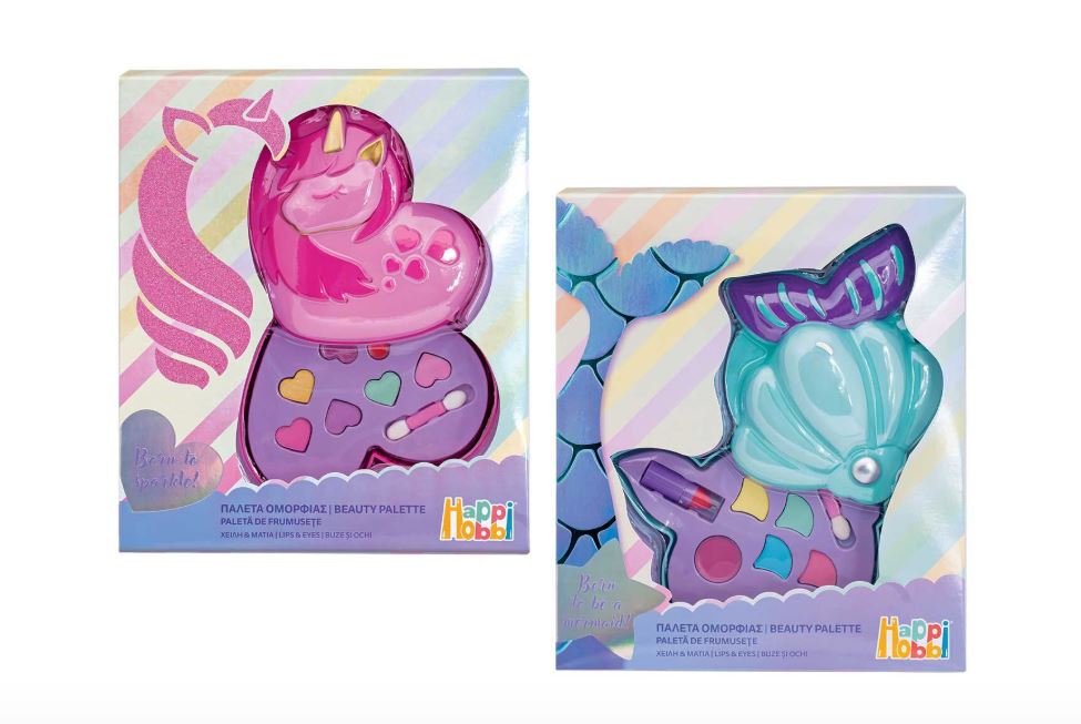 HAPPIHOBBI ΣΕΤ ΟΜΟΡΦΙΑΣ ΝΥΧΙΑ   ΧΕΙΛΗ ΜΕ ΘΗΚΗ (2 ΣΧΕΔΙΑ - ΤΥΧΑΙΑ ΕΠΙΛΟΓΗ)