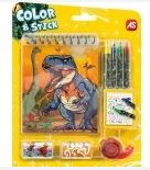 ΣΕΤ ΖΩΓΡΑΦΙΚΗΣ POCKET ΔΕΙΝΟΣΑΥΡΟΙ COLOR   STICK