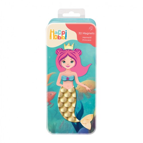 HAPPIHOBBI MAGNET TINS : MERMAID PRINCESS