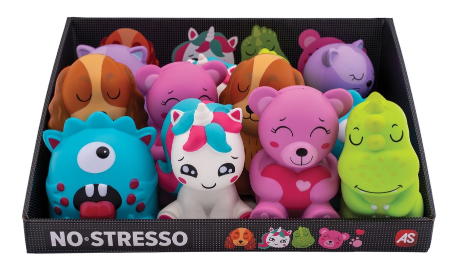 NOSTRESSO SQUISHY ΖΩΑΚΙΑ MAXI ΦΙΓΟΥΡΑ (6 ΣΧΕΔΙΑ - ΤΥΧΑΙΑ ΕΠΙΛΟΓΗ)